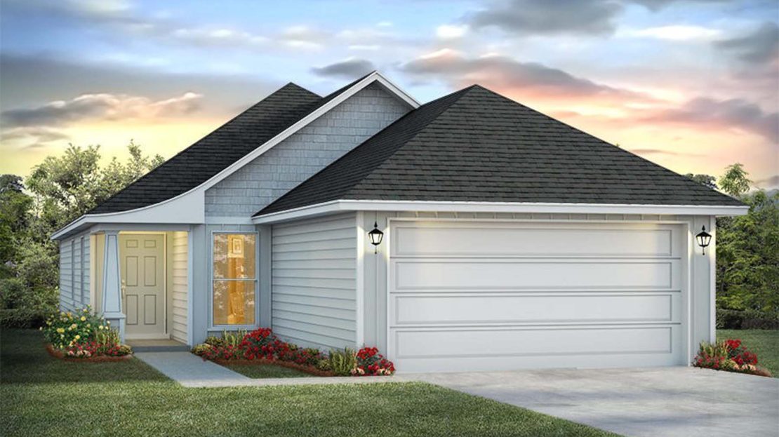The Celeste Exterior floorplan
