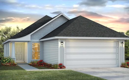The Celeste Exterior floorplan