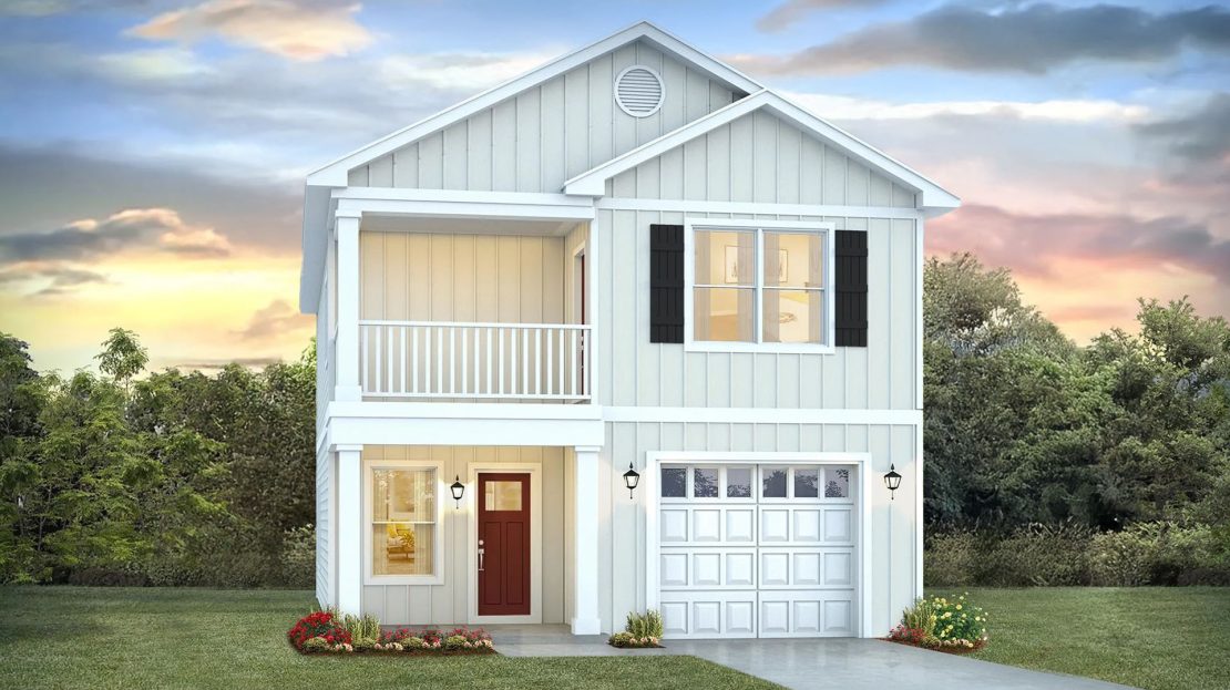 The Monroe Exterior floorplan
