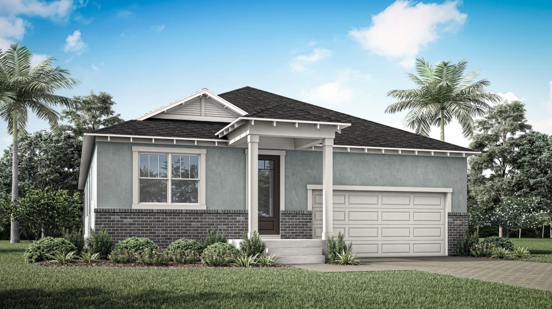 Pinnacle Exterior floorplan Rainwood