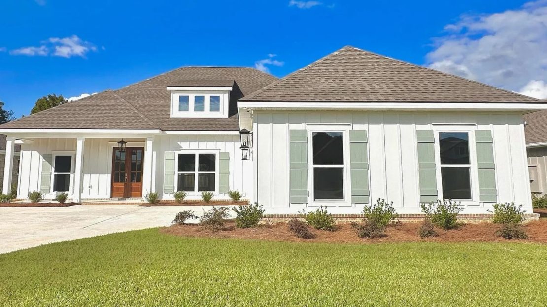 The Hickory Exterior floorplan
