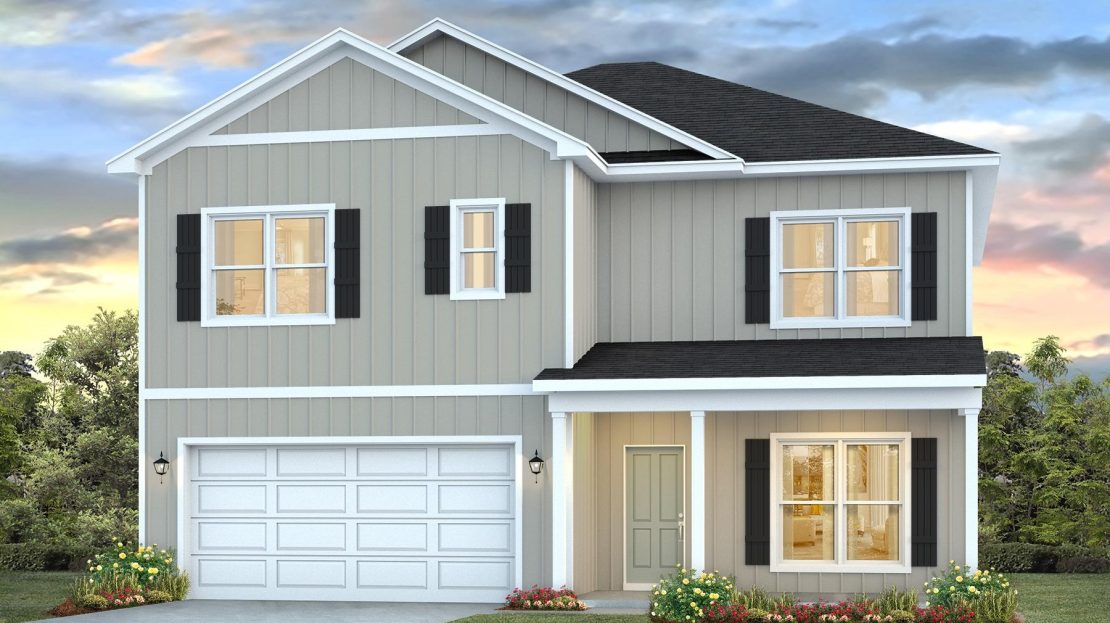 The Carol Exterior floorplan