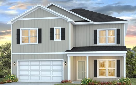 The Carol Exterior floorplan