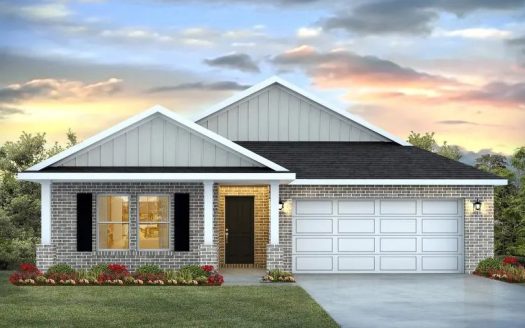 The Creekside Exterior floorplan