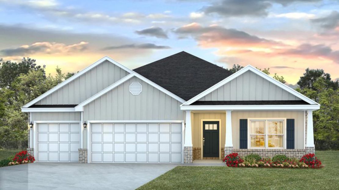 The Destin Exterior floorplan