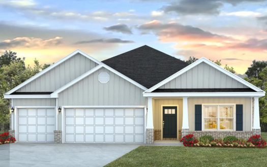The Destin Exterior floorplan