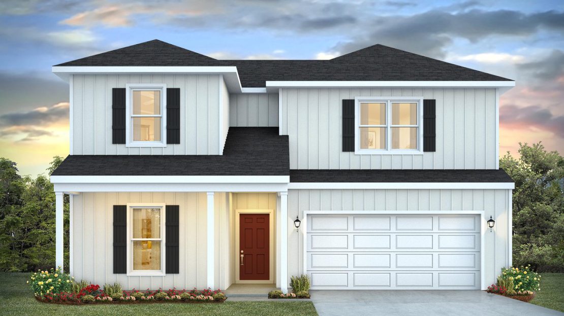 The Ozark Exterior floorplan