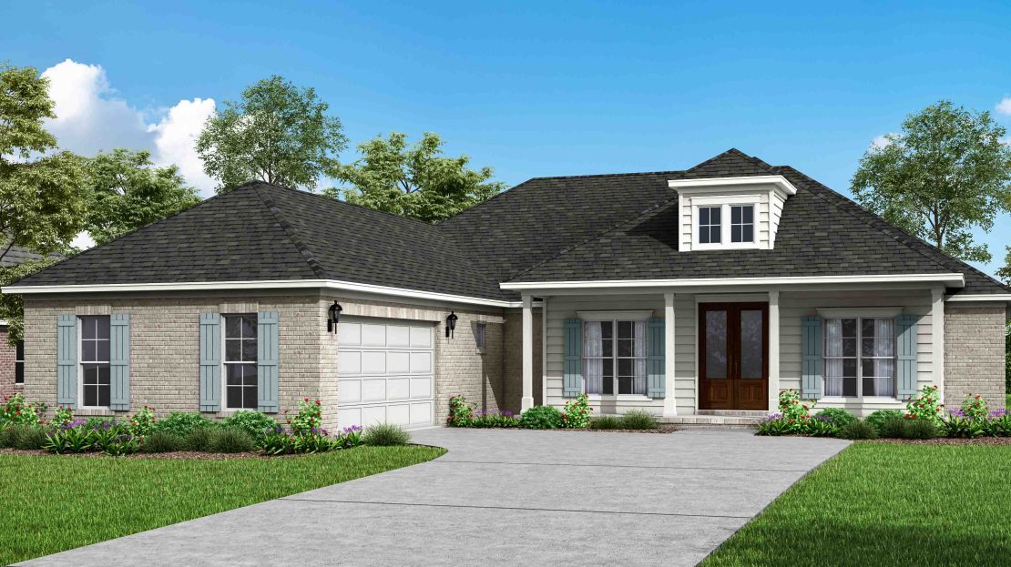 The Pecan Exterior floorplan