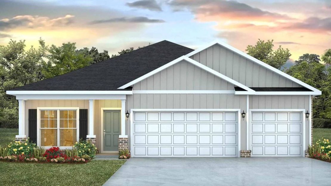 The Madison Exterior floorplan