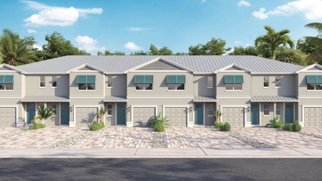 Pearson End Unit Exterior floorplan