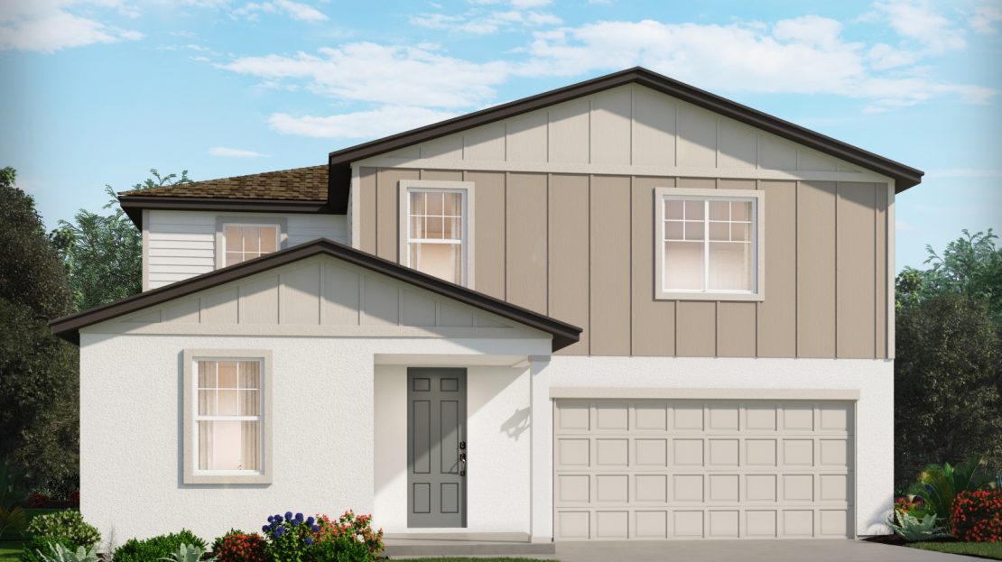 Lotus single-family floorplan