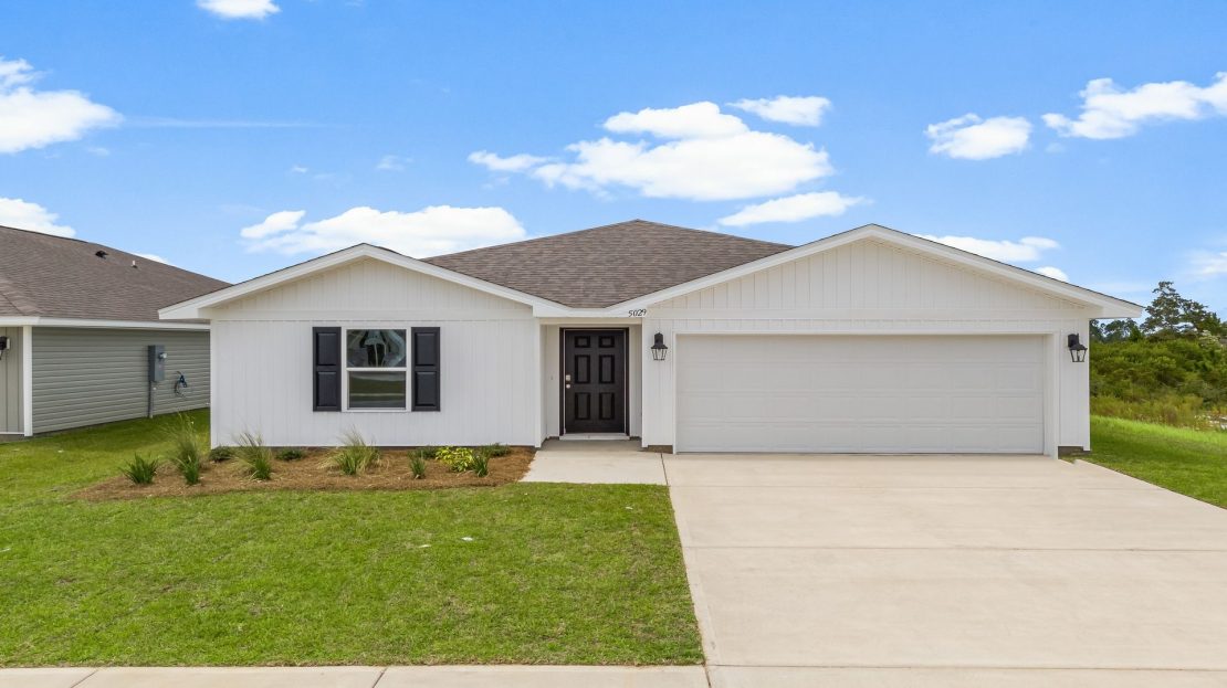 The Freeport Exterior floorplan