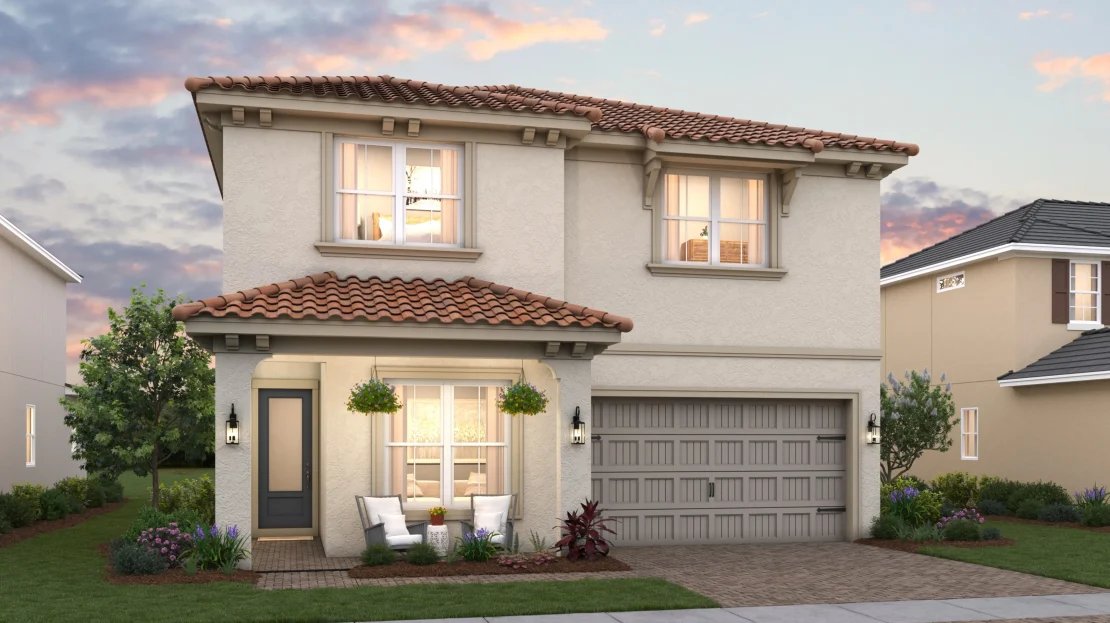 Rhodes II Exterior floorplan