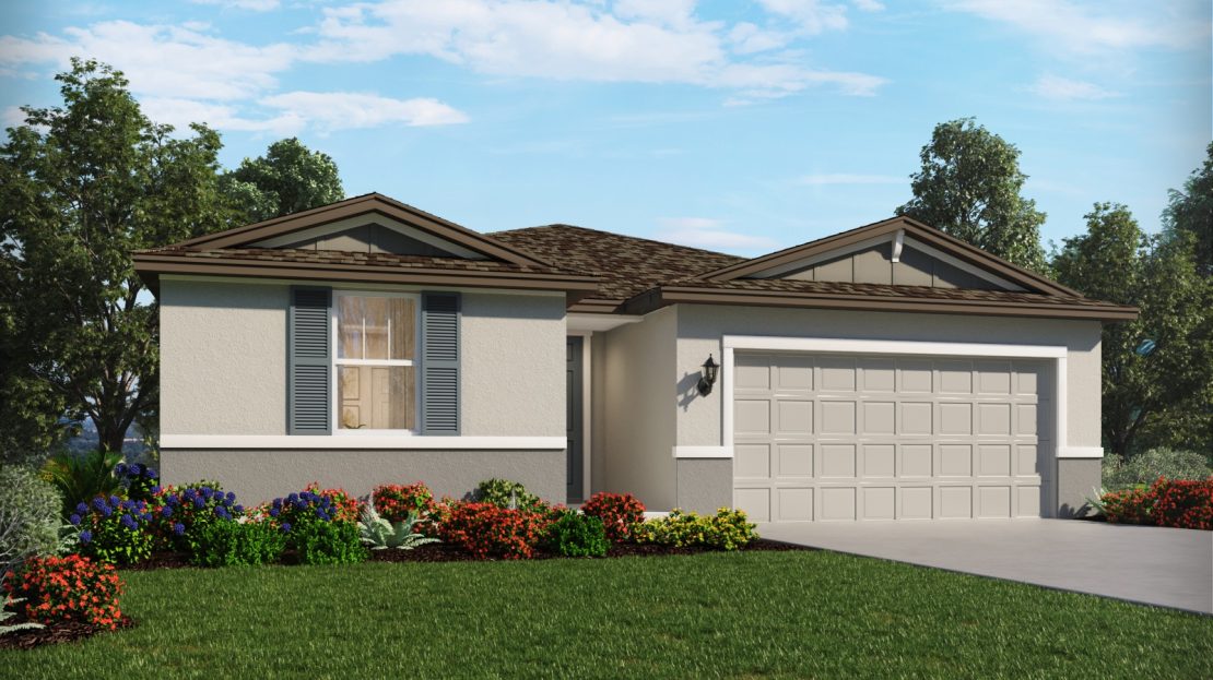 Gardenia single-family floorplan