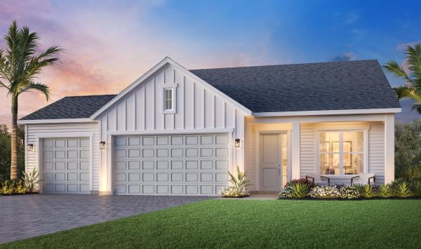 Oakleaf Farmhouse Model at Crossbridge by Toll Brothers in Vero Beach