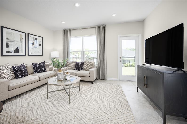 Flamingo Exterior Home Model at Edison Pointe Townhome