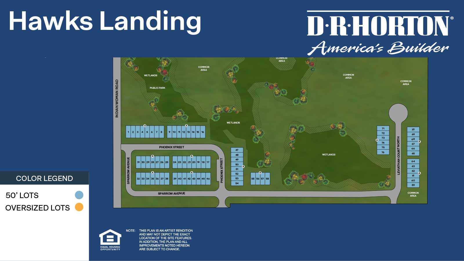 Hawks Landing Townhomes Siteplan