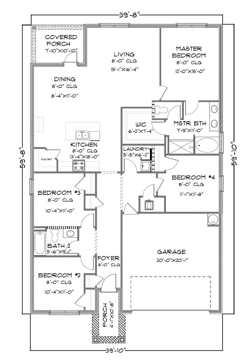 The Beau Floorplan