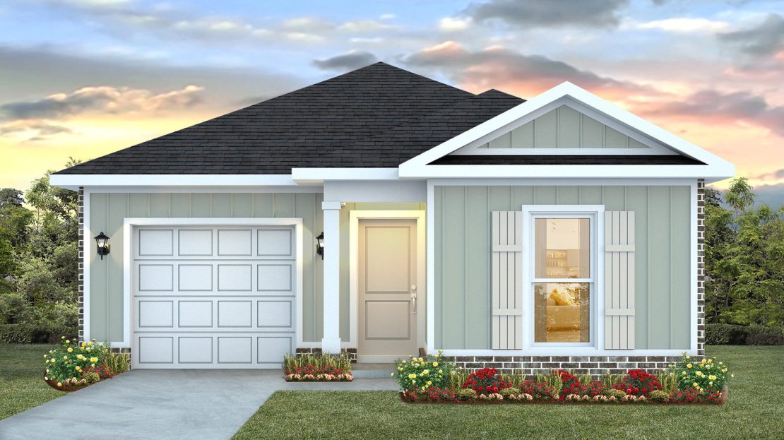 The Delilah Exterior floorplan