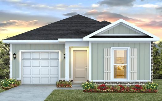 The Delilah Exterior floorplan