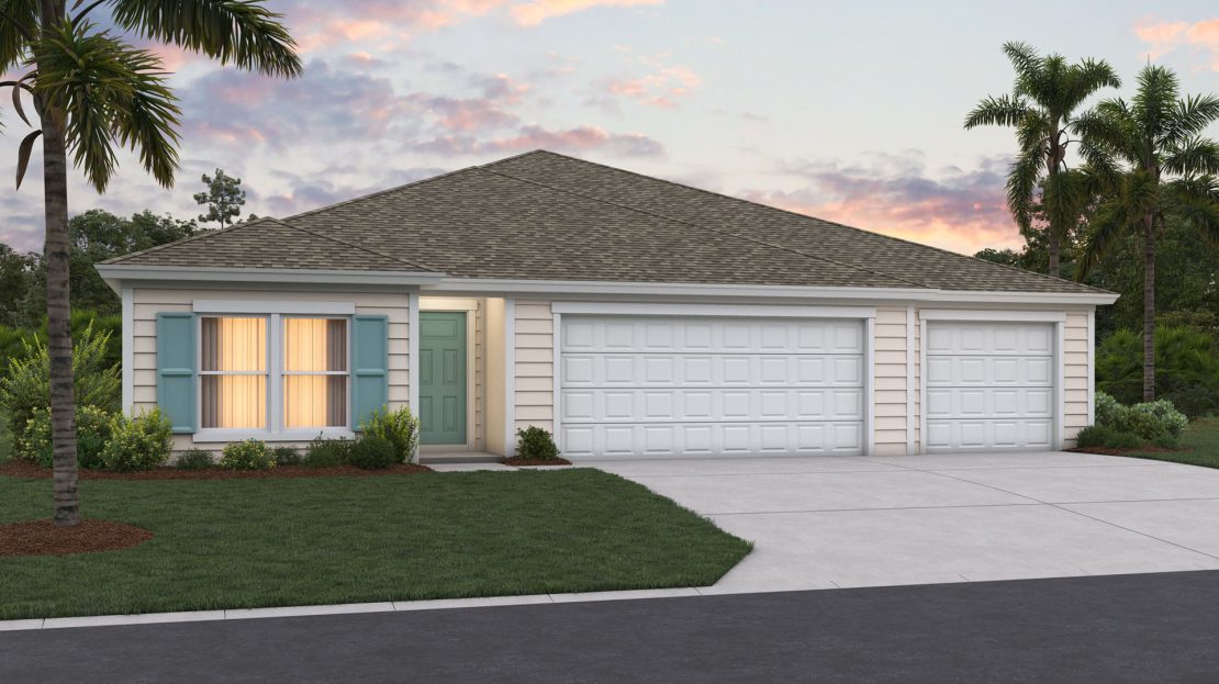 Denham Exterior floorplan