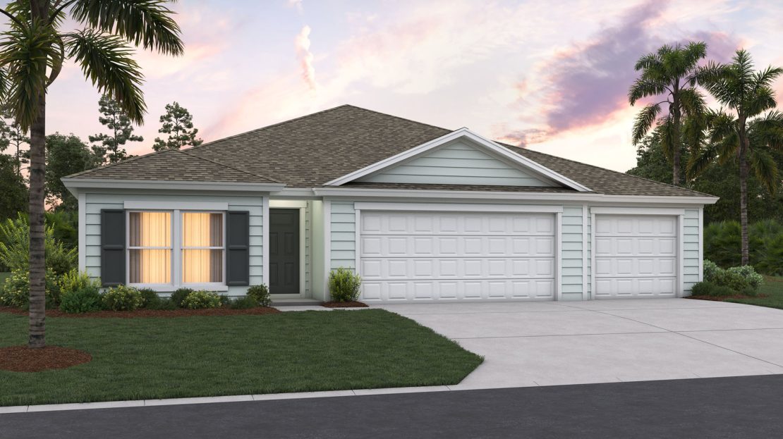 Denham Single family floorplan