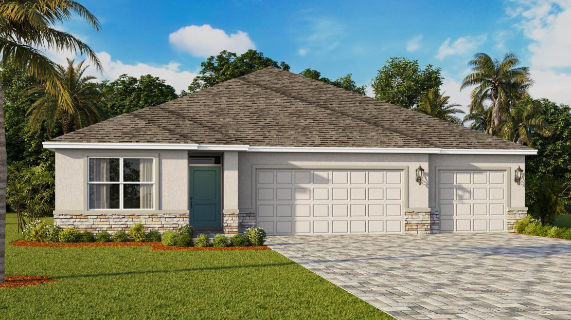 Denham Single family floorplan