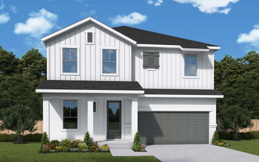 Huffsmith Exterior floorplan