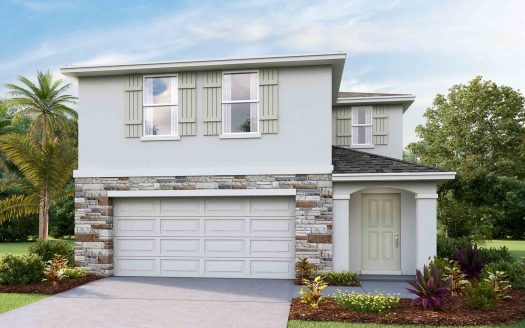 Elston II Exterior floorplan