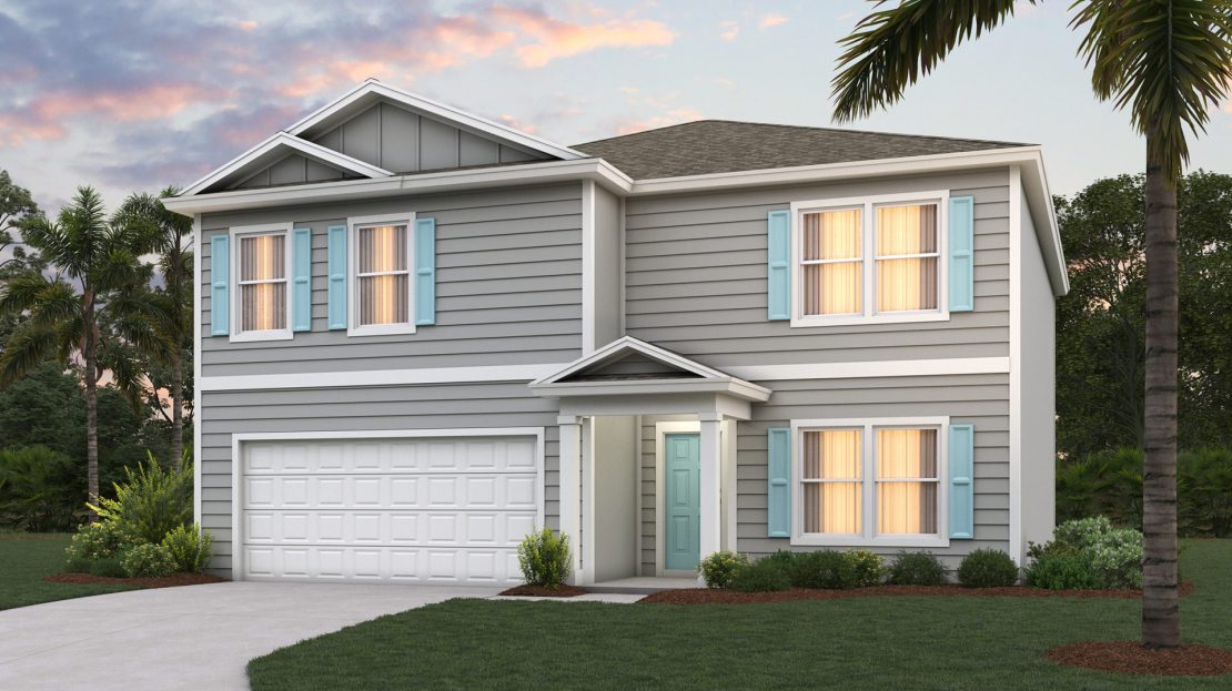 Hayden II Exterior floorplan