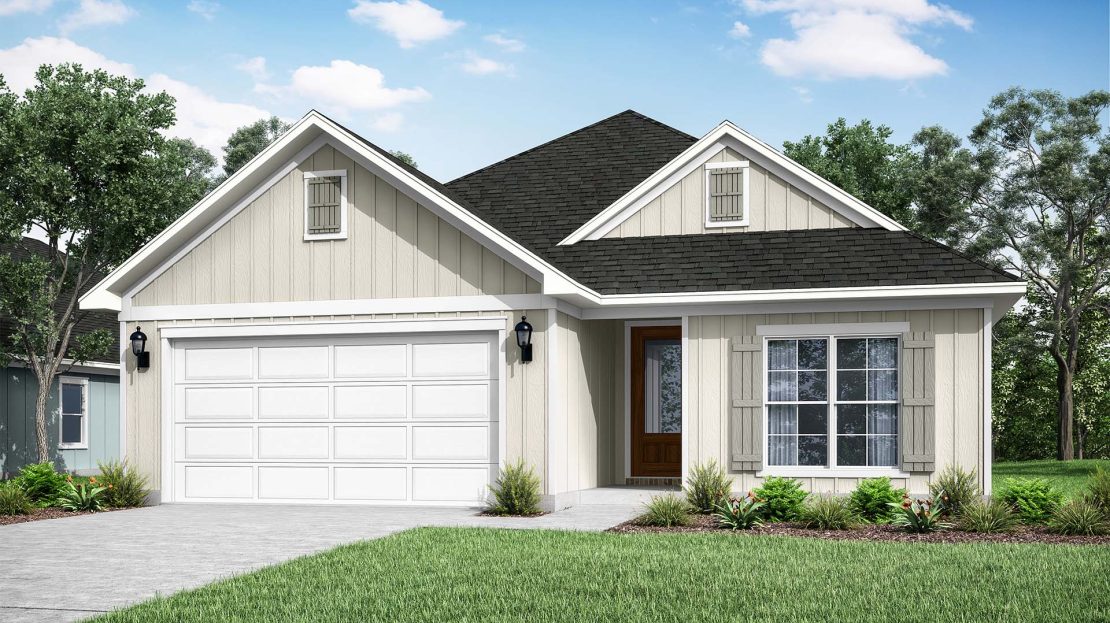 The Lily Exterior floorplan
