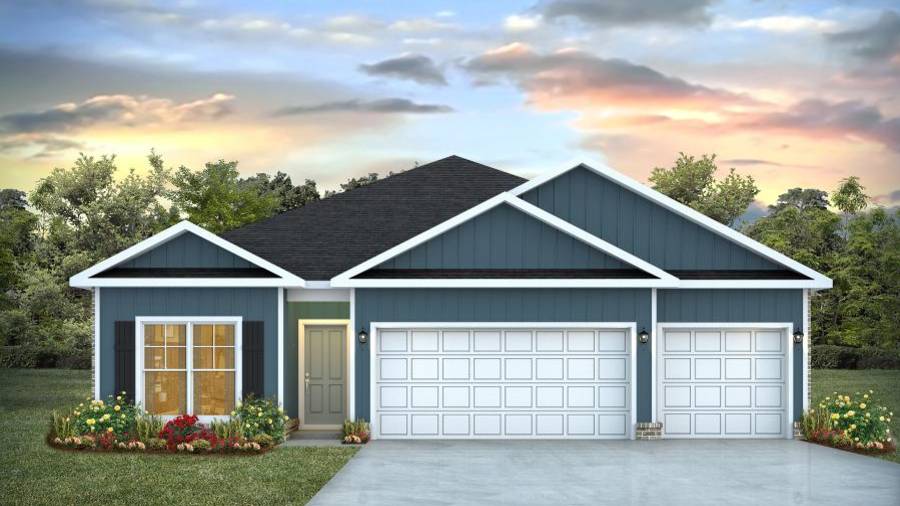 The Madison Exterior floorplan