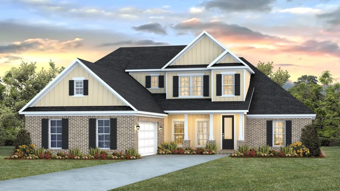 The Walnut Exterior floorplan