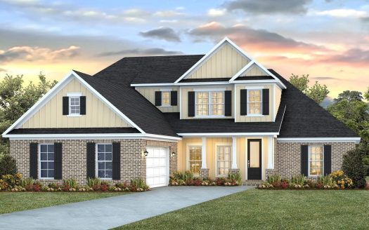 The Walnut Exterior floorplan