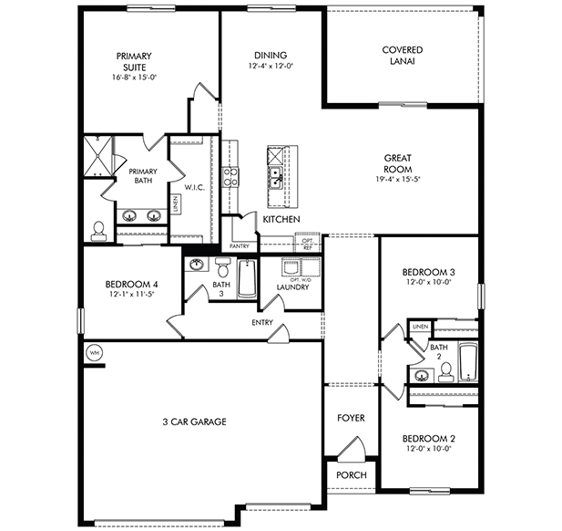 Chesapeake Model Floorplan