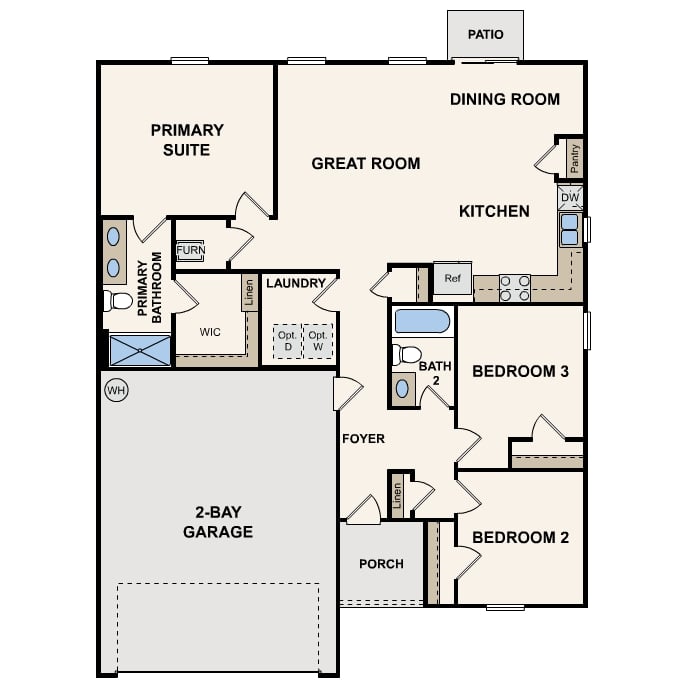 Abernathy First Floor Floorplan