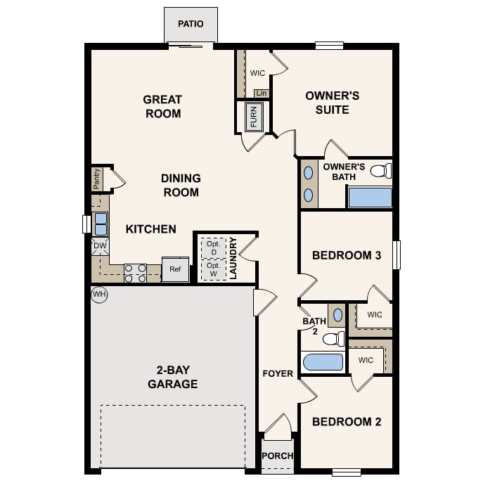 Alton First Floor Floorplan