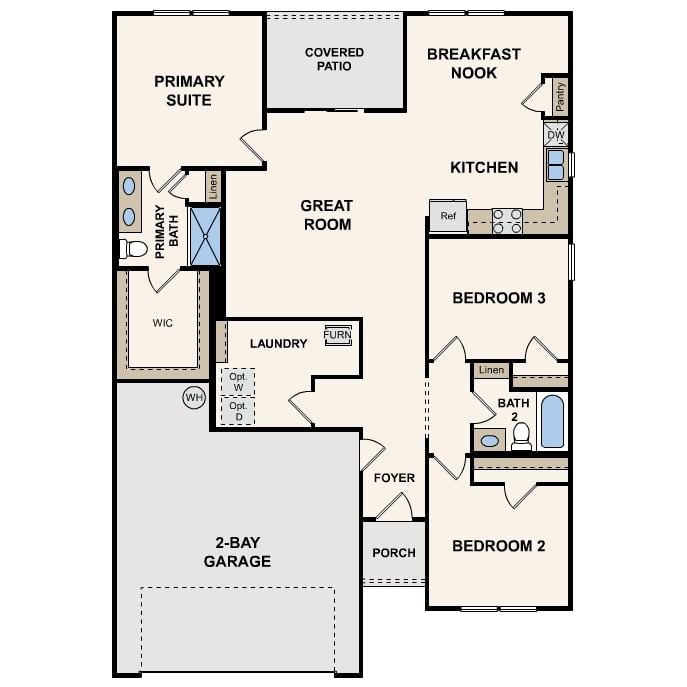 Beaumont First Floor Floorplan