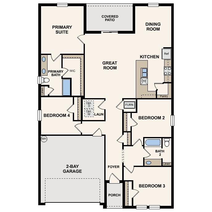 Braselton First Floor Floorplan