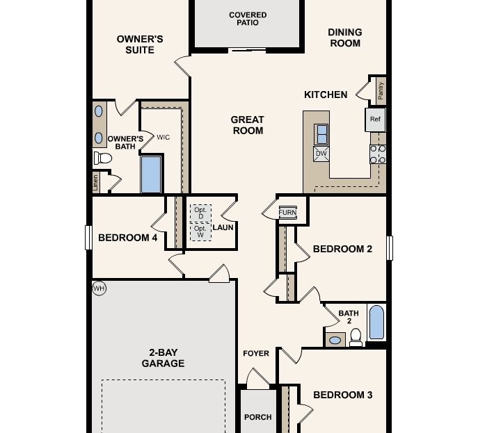 Ocoee Single Family floorplan