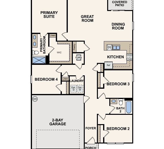 Cabot Single Family floorplan