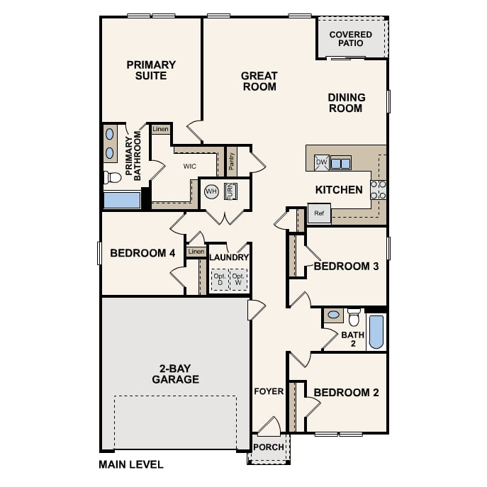 Cabot First Floor Floorplan