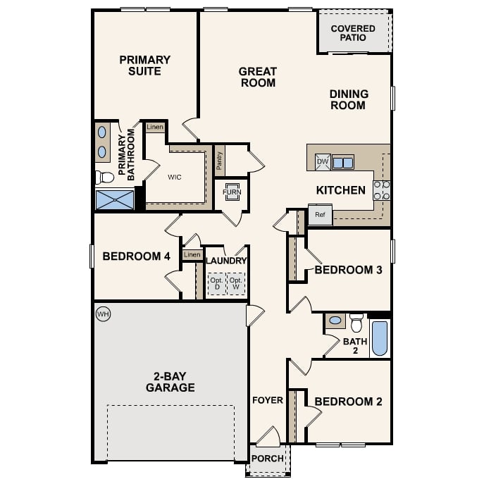 Cabot First Floor Floorplan