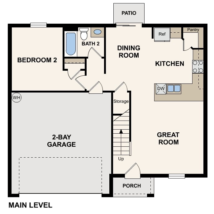 Cambria First Floor Floorplan