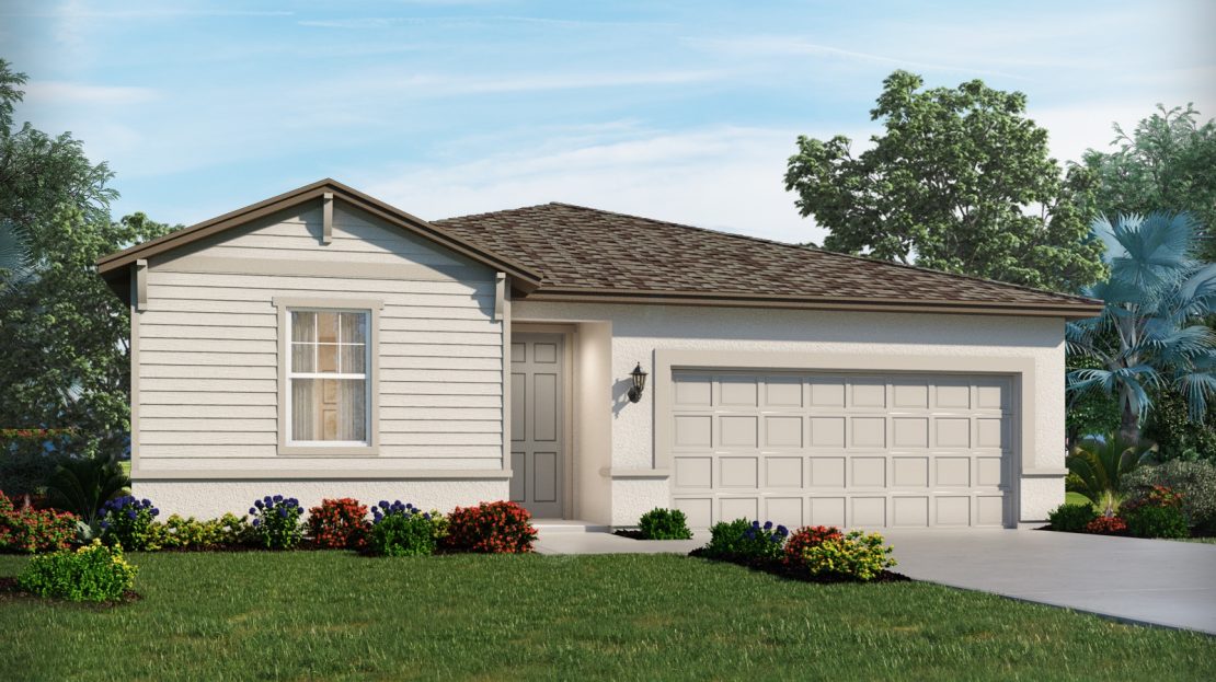 Bergamo single-family floorplan