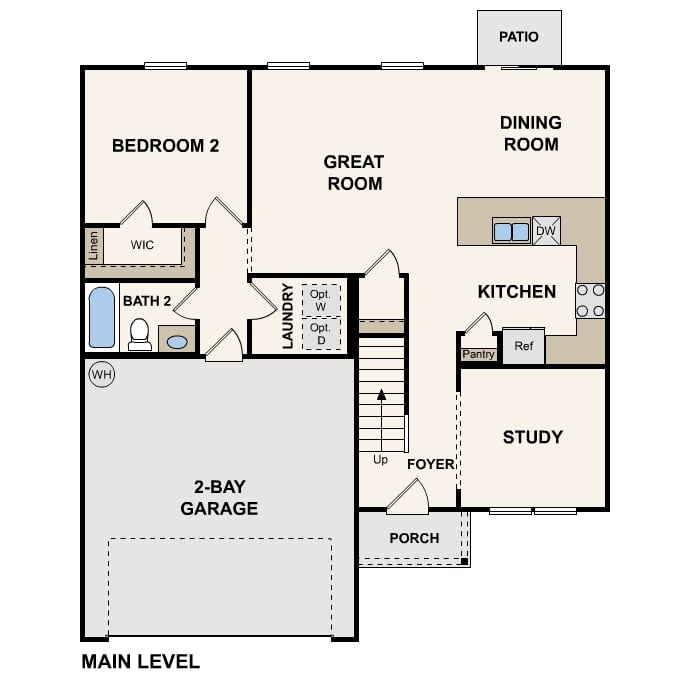 Gardner First Floor Floorplan