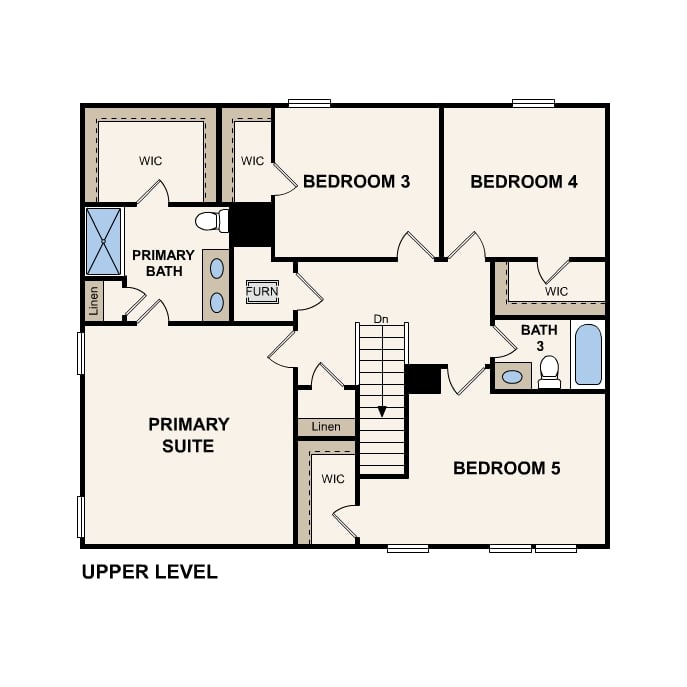 Gardner Second Floor Floorplan