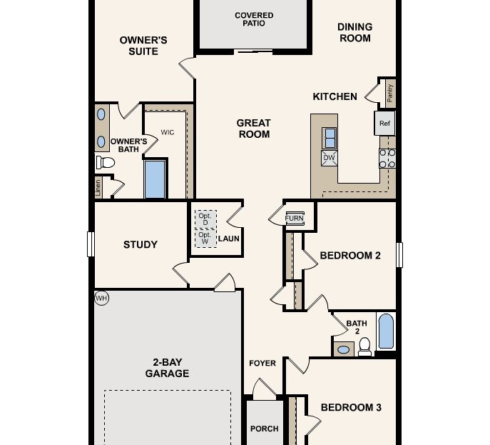 Ocoee Single Family floorplan