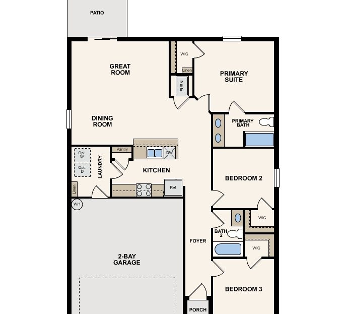 Portsmouth Single Family floorplan