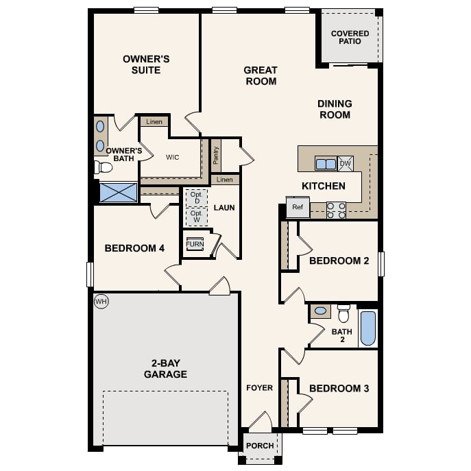 Quail-Ridge First Floor Floorplan